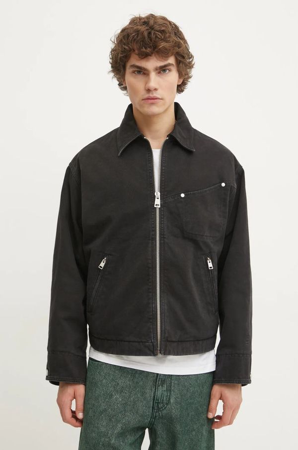 Études Studio Traper jakna Études Studio za muškarce, boja: crna, za prijelazno razdoblje, H24MMOUT743