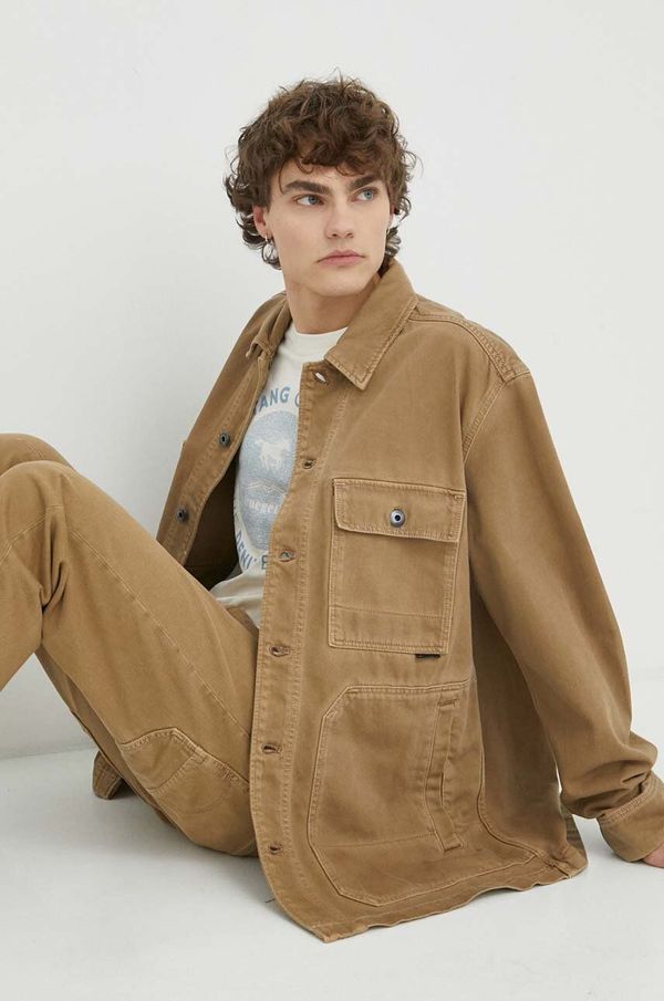 G-Star Raw Traper jakna G-Star Raw za muškarce, boja: smeđa, za prijelazno razdoblje