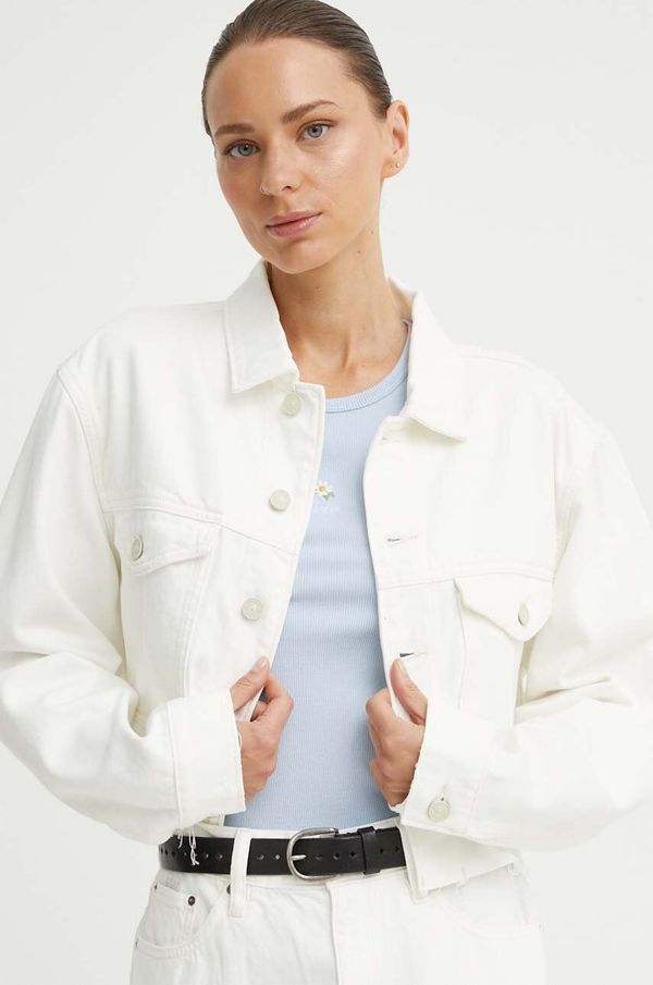 G-Star Raw Traper jakna G-Star Raw za žene, boja: bež, za prijelazno razdoblje, D24943-D300