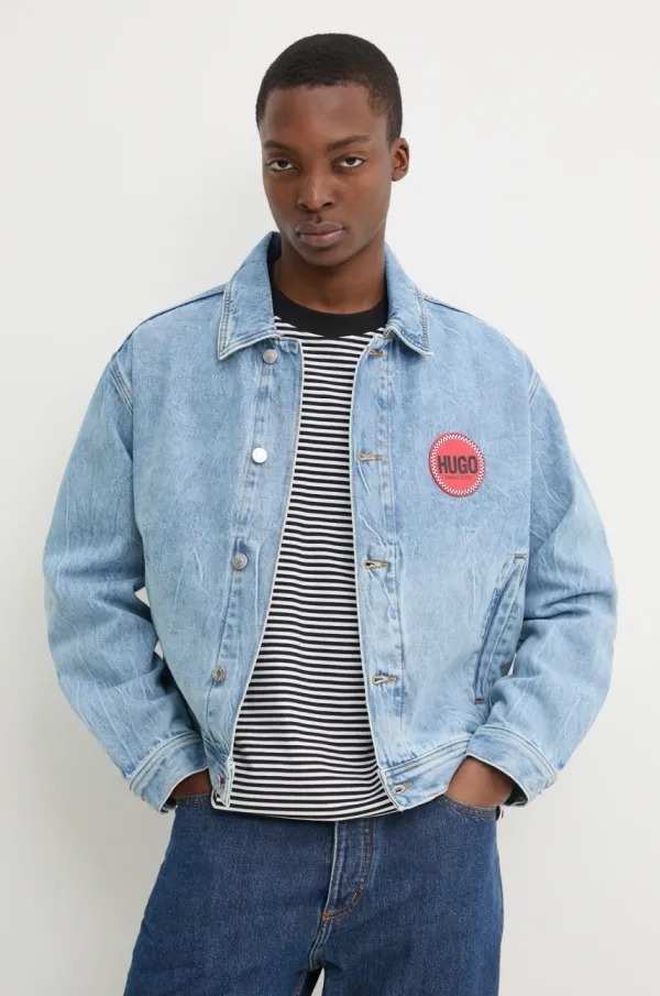 HUGO Traper jakna HUGO za muškarce, za prijelazno razdoblje, oversize, 50539200