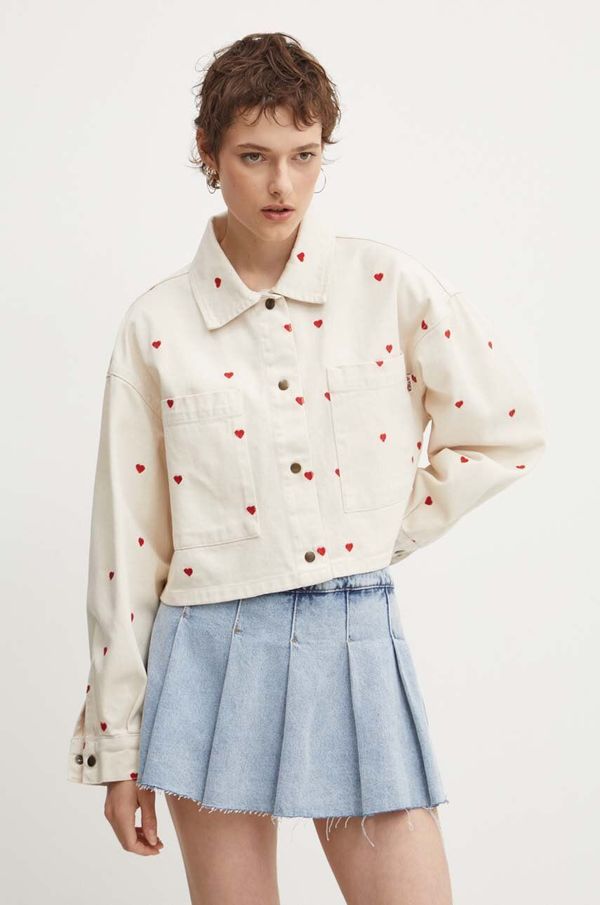 Kaotiko Traper jakna Kaotiko za žene, boja: bež, za prijelazno razdoblje, AP024-01-K002