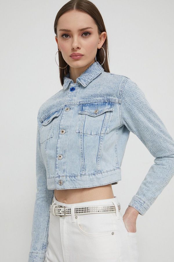 Karl Lagerfeld Jeans Traper jakna Karl Lagerfeld Jeans za žene, za prijelazno razdoblje