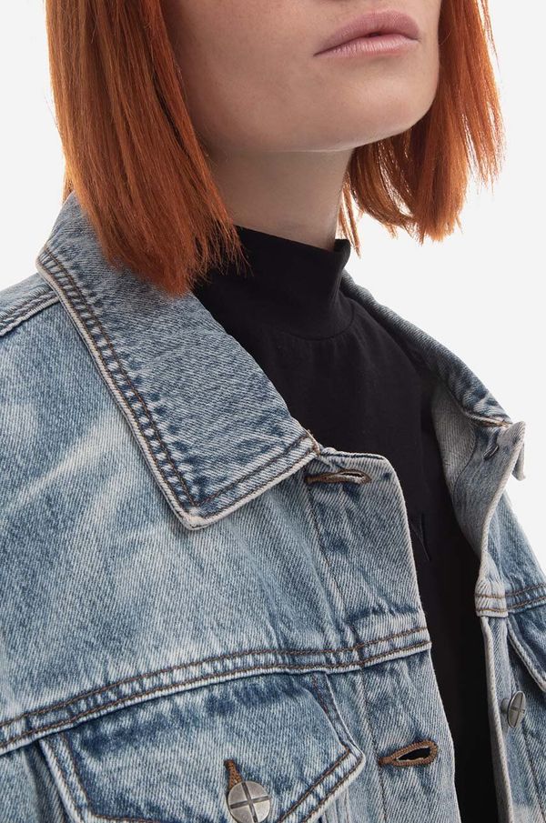 KSUBI Traper jakna KSUBI za žene, za prijelazno razdoblje, oversize, WPS23JK006-DENIM