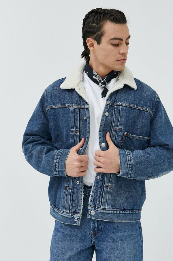 Levi's Traper jakna Levi's za muškarce, za prijelazno razdoblje, oversize
