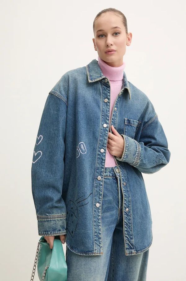 Miss Sixty Traper jakna Miss Sixty x Keith Haring za žene, za prijelazno razdoblje, oversize, 6L3XJ2430000