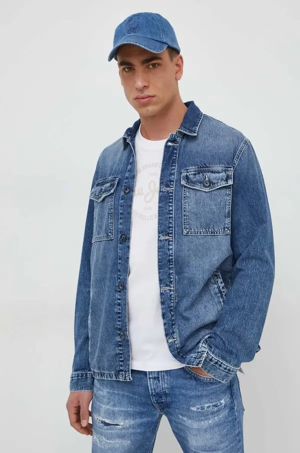 Pepe Jeans Traper jakna Pepe Jeans Luka Stencil