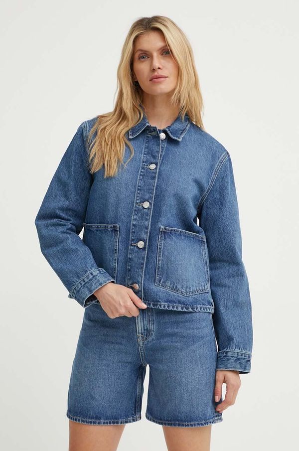 Samsoe Samsoe Traper jakna Samsoe Samsoe SANADINA za žene, za prijelazno razdoblje, oversize, F24100044