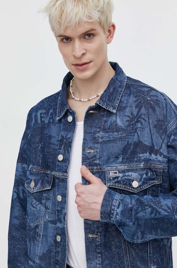 Tommy Jeans Traper jakna Tommy Jeans za muškarce, boja: tamno plava, za prijelazno razdoblje