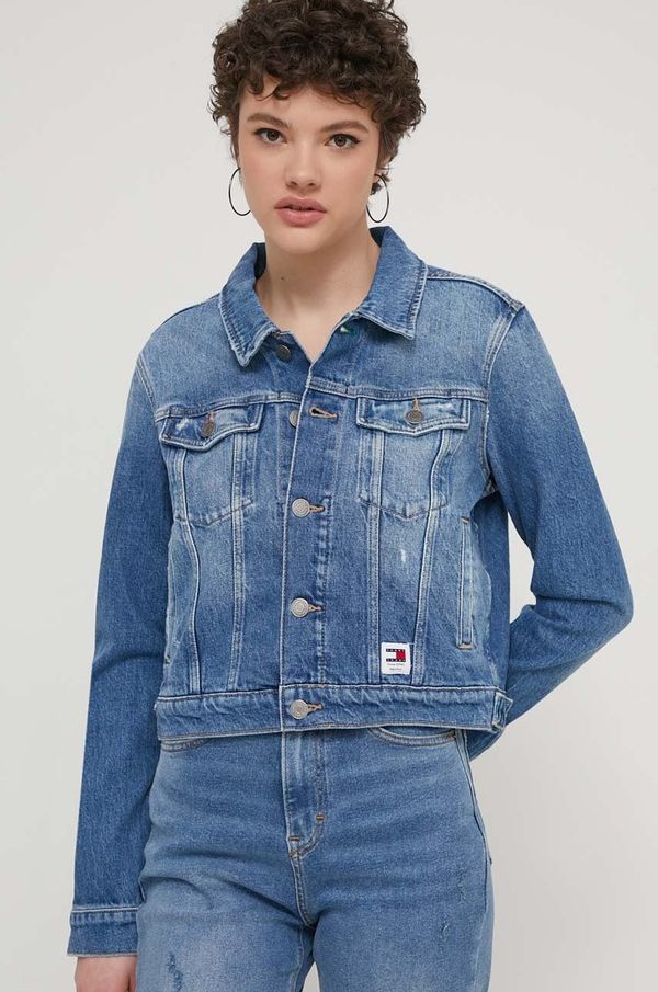 Tommy Jeans Traper jakna Tommy Jeans za žene, za prijelazno razdoblje, DW0DW17653