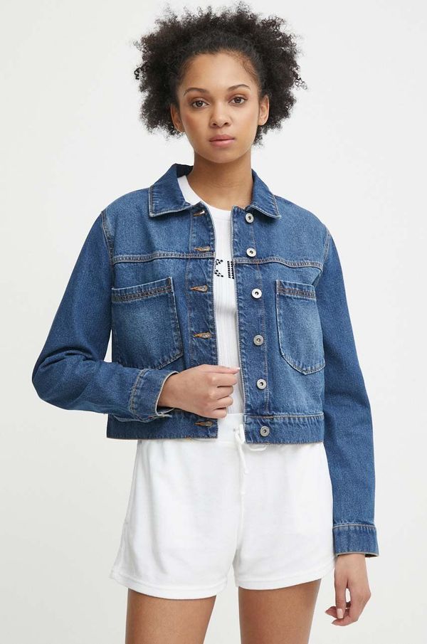 United Colors of Benetton Traper jakna United Colors of Benetton za žene, boja: tamno plava, za prijelazno razdoblje