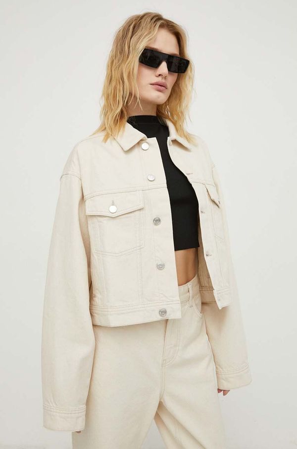 Won Hundred Traper jakna Won Hundred za žene, boja: bež, za prijelazno razdoblje