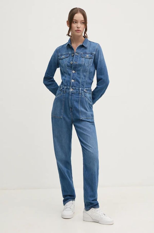 Red Bull Racing x Pepe Jeans Traper kombinezon Red Bull Racing x Pepe Jeans pamučni, s ovratnikom, RL230001R14