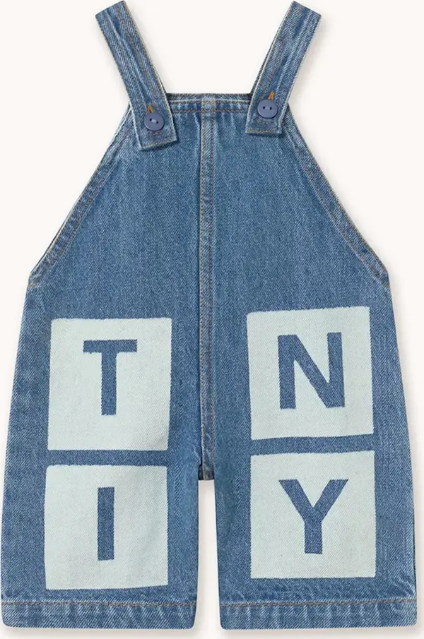 Tinycottons Traper kombinezon za bebe Tinycottons TINY DENIM DUNGAREE BABY