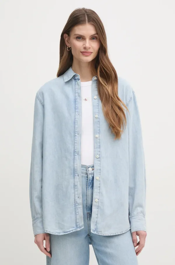 Calvin Klein Traper košulja Calvin Klein za žene, regular, s klasičnim ovratnikom, K20K208414