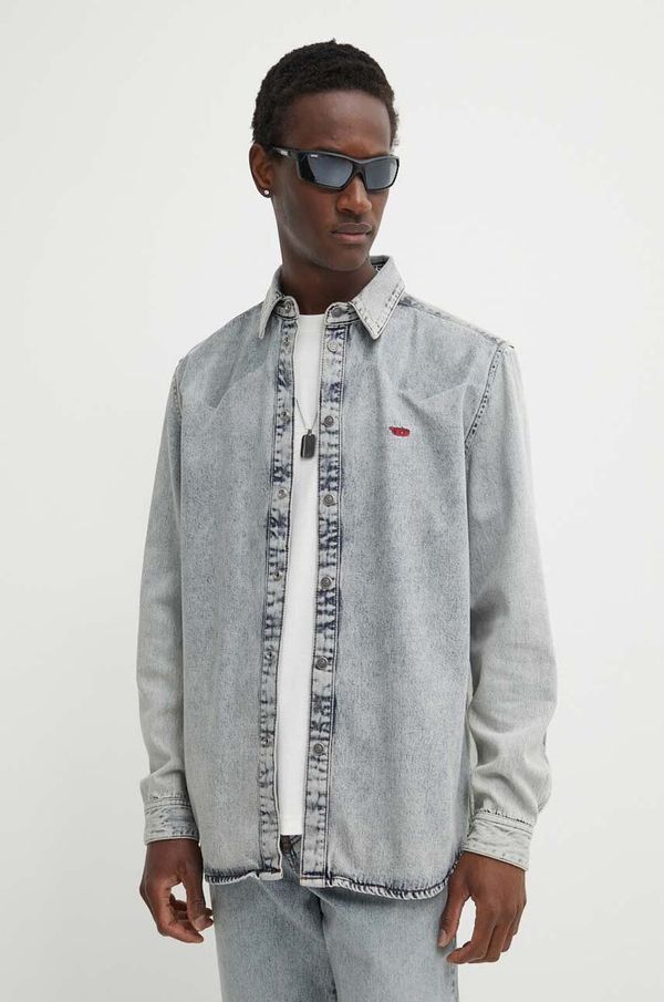 Diesel Traper košulja Diesel D-SIMPLY-S2 CAMICIA za muškarce, regular, s klasičnim ovratnikom, A13257.09I38