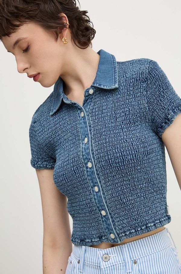 Guess Originals Traper košulja Guess Originals za žene, slim, s klasičnim ovratnikom, W4YG63 D5960