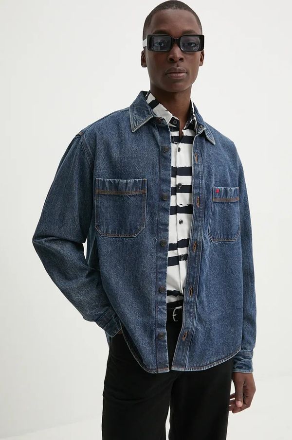 Hugo Traper košulja HUGO za muškarce, relaxed, s klasičnim ovratnikom, 50527450