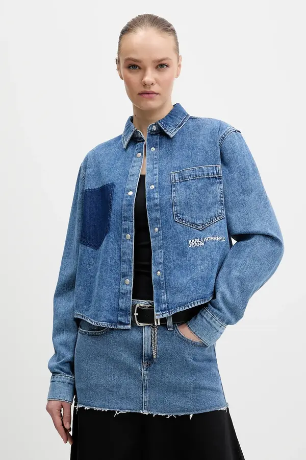 Karl Lagerfeld Jeans Traper košulja Karl Lagerfeld Jeans