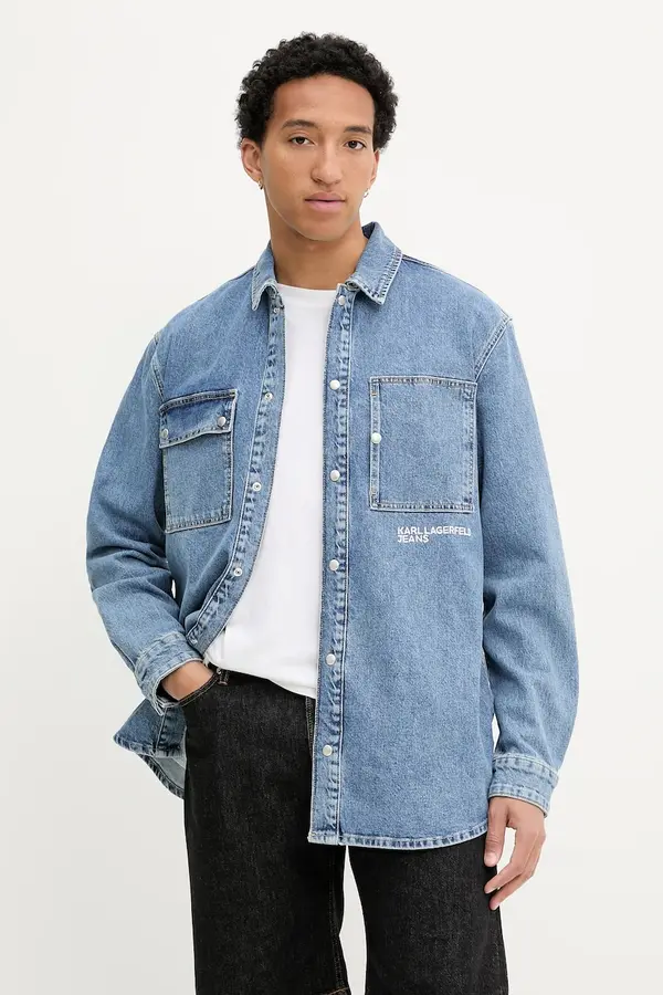 Karl Lagerfeld Jeans Traper košulja Karl Lagerfeld Jeans