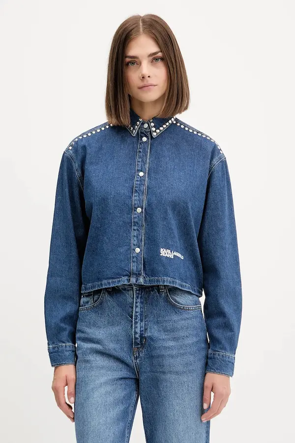 Karl Lagerfeld Jeans Traper košulja Karl Lagerfeld Jeans