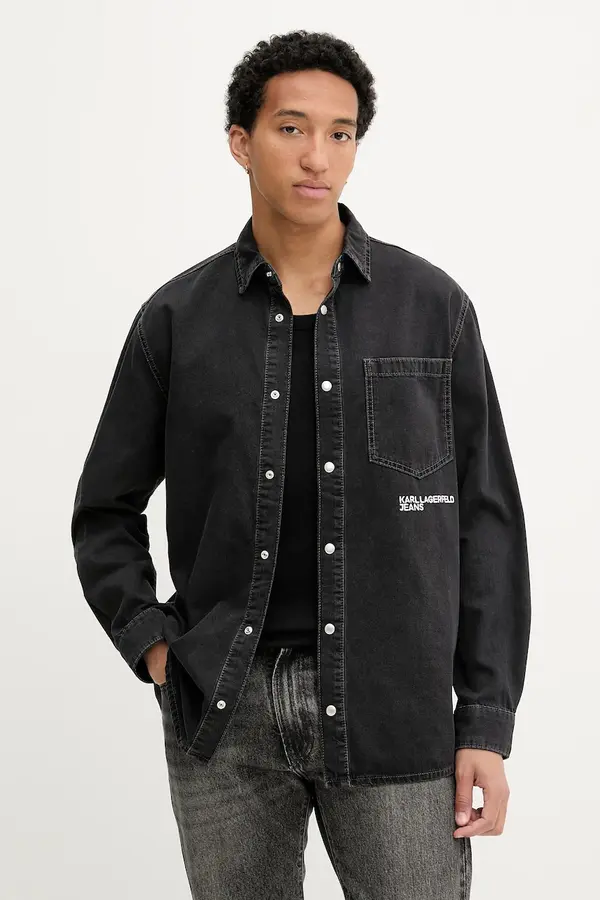 Karl Lagerfeld Jeans Traper košulja Karl Lagerfeld Jeans