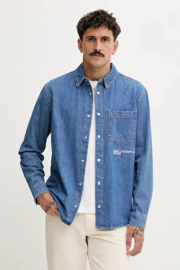 Karl Lagerfeld Jeans Traper košulja Karl Lagerfeld Jeans