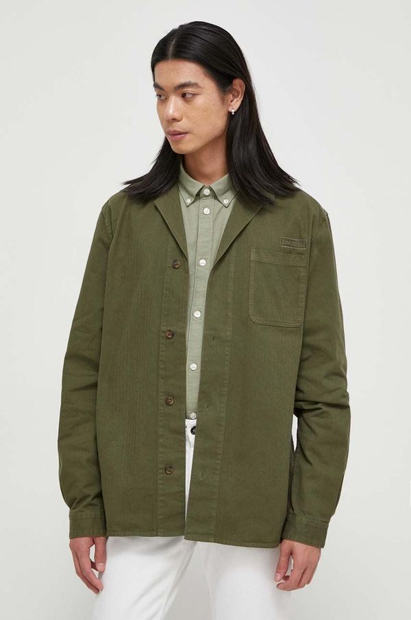 Les Deux Traper košulja Les Deux za muškarce, boja: zelena, relaxed