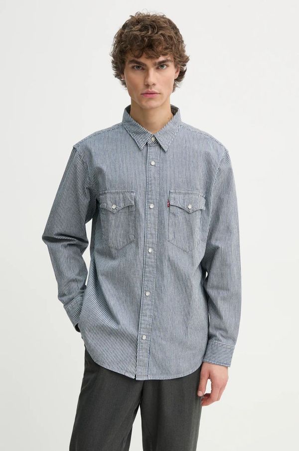 Levi's Traper košulja Levi's za muškarce, relaxed, s klasičnim ovratnikom, A1919