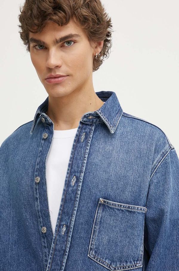 Samsoe Samsoe Traper košulja Samsoe Samsoe SADAMON za muškarce, regular, s klasičnim ovratnikom, M24200010