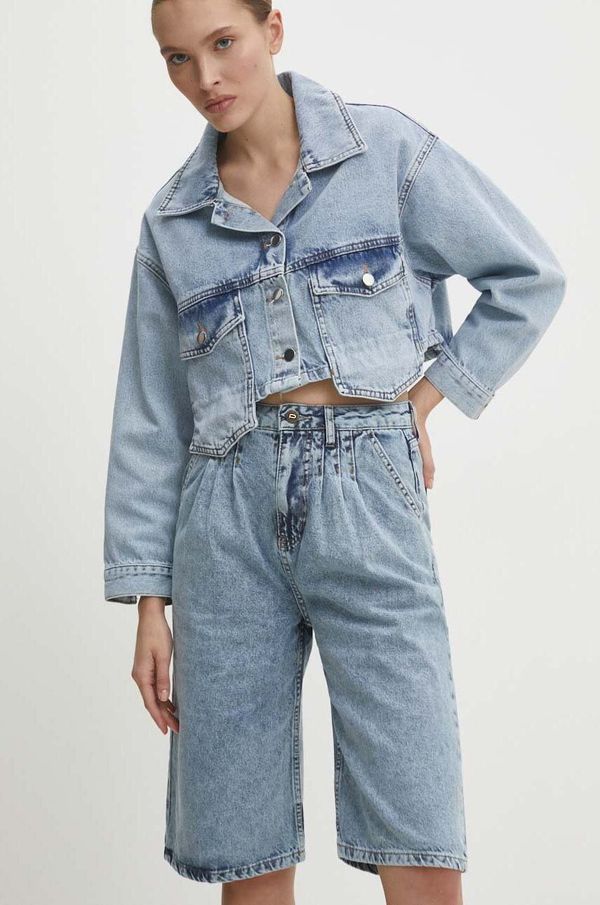 Answear Lab Traper kratke hlače Answear Lab za žene, bez uzorka, visoki struk