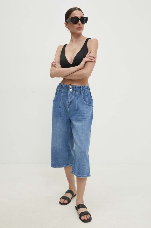 Answear Lab Traper kratke hlače Answear Lab za žene, bez uzorka, visoki struk