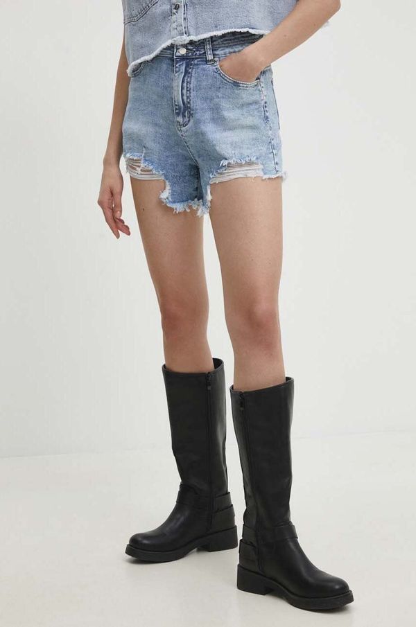 Answear Lab Traper kratke hlače Answear Lab za žene, bez uzorka, visoki struk