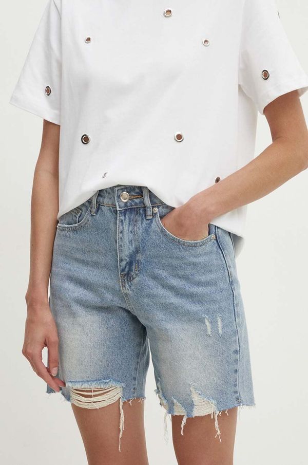 Answear Lab Traper kratke hlače Answear Lab za žene, bez uzorka, visoki struk