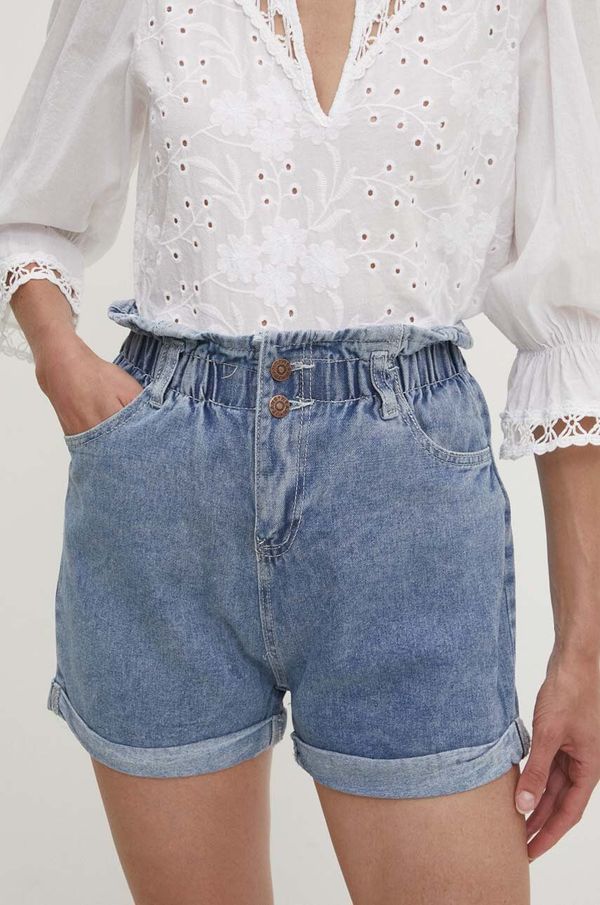 Answear Lab Traper kratke hlače Answear Lab za žene, bez uzorka, visoki struk