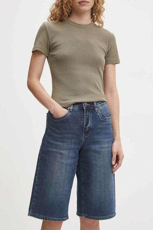 Answear Lab Traper kratke hlače Answear Lab za žene, bez uzorka, visoki struk