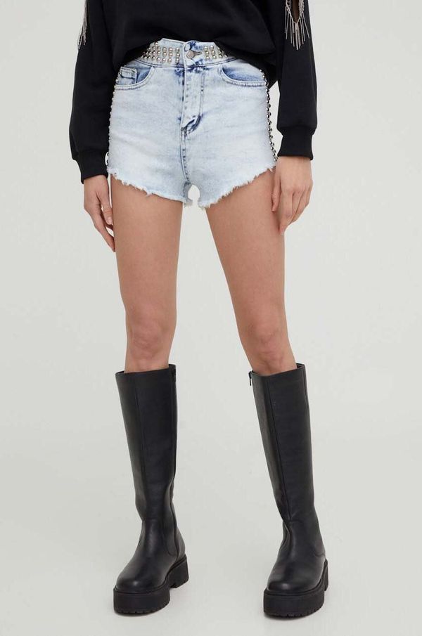 Answear Lab Traper kratke hlače Answear Lab za žene, glatki materijal, visoki struk