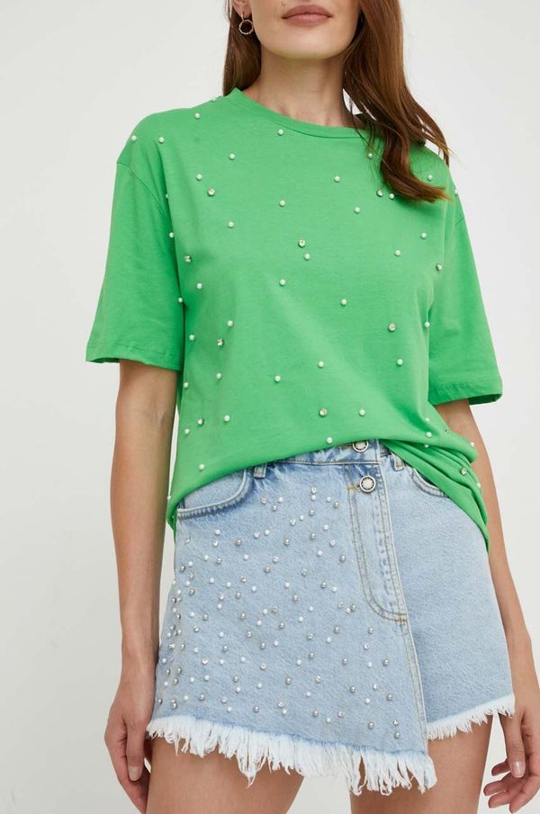 Answear Lab Traper kratke hlače Answear Lab za žene, s aplikacijom, visoki struk