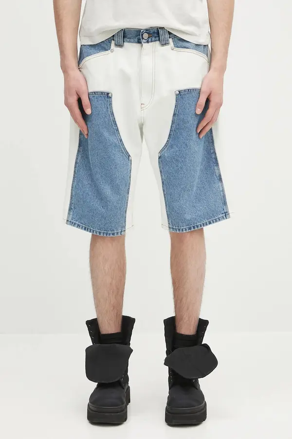 Aries Traper kratke hlače Aries Patchwork Western Carpenter Shorts