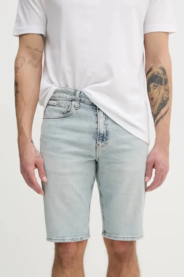 Calvin Klein Jeans Traper kratke hlače Calvin Klein Jeans