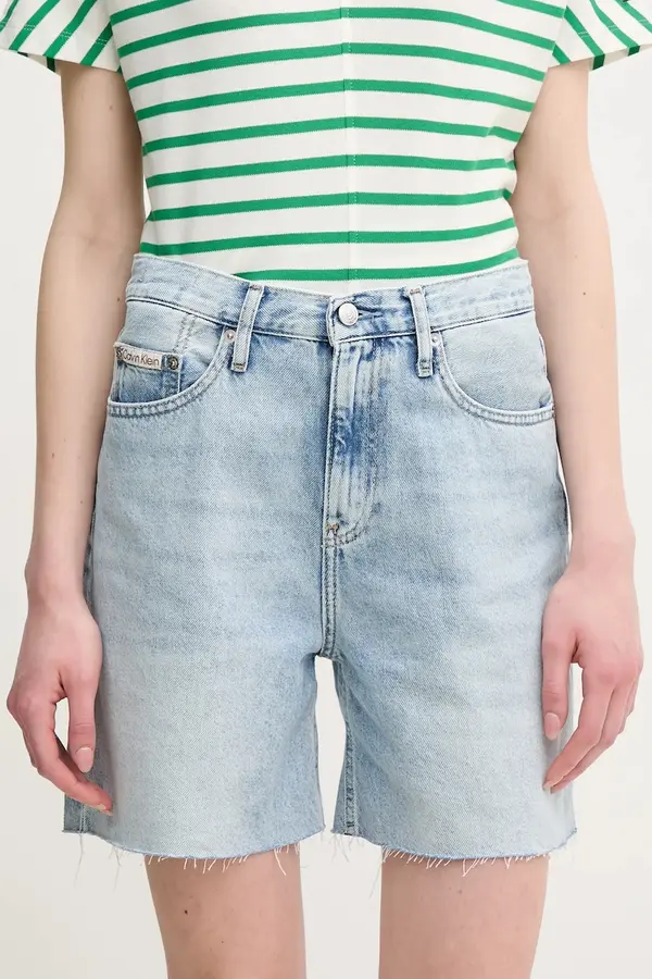 Calvin Klein Jeans Traper kratke hlače Calvin Klein Jeans