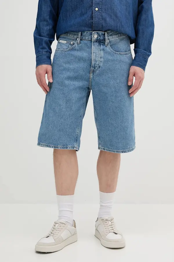 Calvin Klein Jeans Traper kratke hlače Calvin Klein Jeans