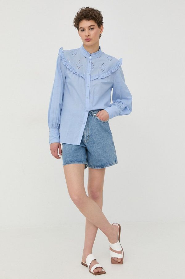 Gestuz Traper kratke hlače Gestuz za žene, glatki materijal, visoki struk