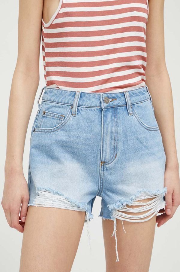 Guess Originals Traper kratke hlače Guess Originals za žene, glatki materijal, visoki struk, W3GG17D4XY0-F7WV