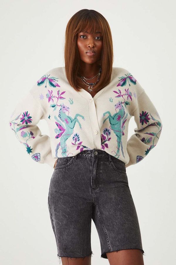 Medicine Traper kratke hlače Medicine za žene, boja: crna, bez uzorka, srednje visoki struk