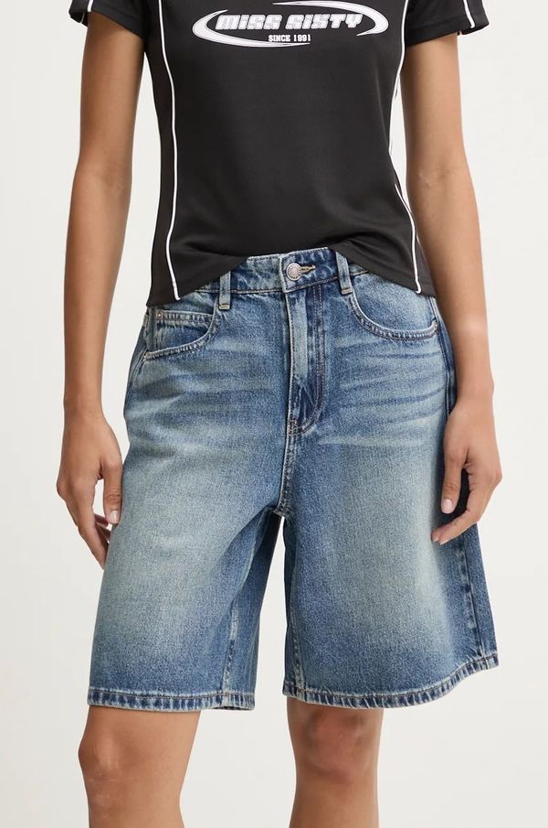 Miss Sixty Traper kratke hlače Miss Sixty za žene, bez uzorka, visoki struk, 6L3JJ4630000