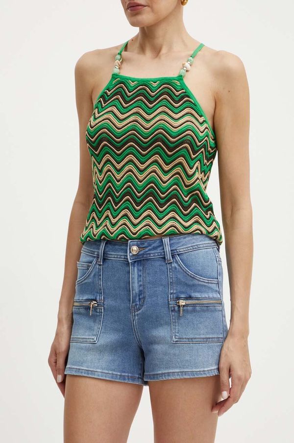 Morgan Traper kratke hlače Morgan SHOUKA za žene, bez uzorka, visoki struk