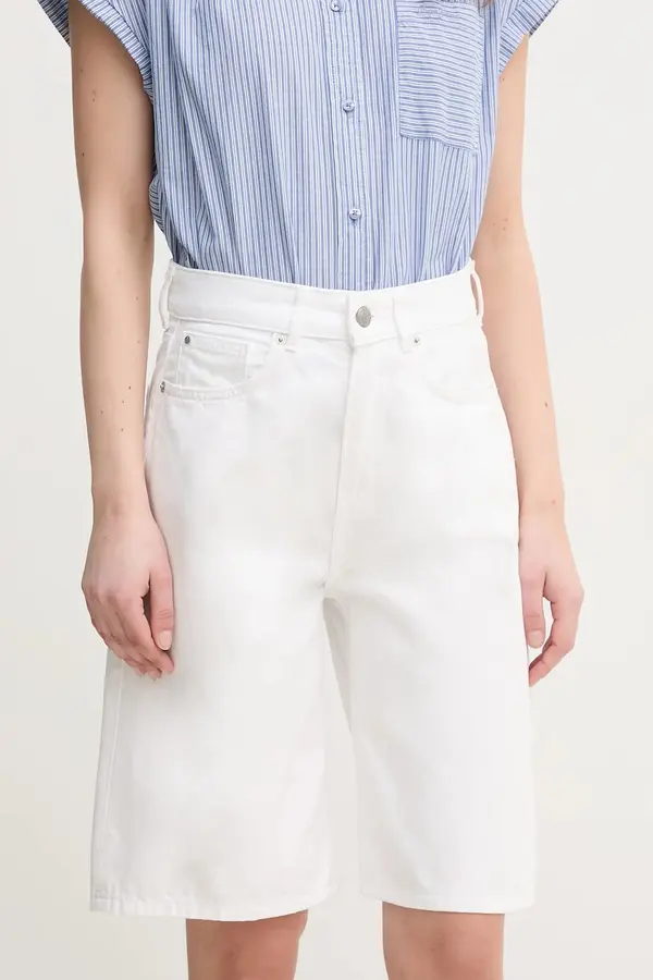 Pepe Jeans Traper kratke hlače Pepe Jeans BERMUDA SHORT UHW WHT
