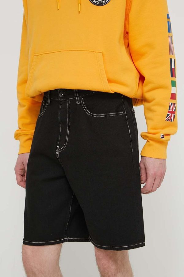 Quiksilver Traper kratke hlače Quiksilver za muškarce, boja: crna