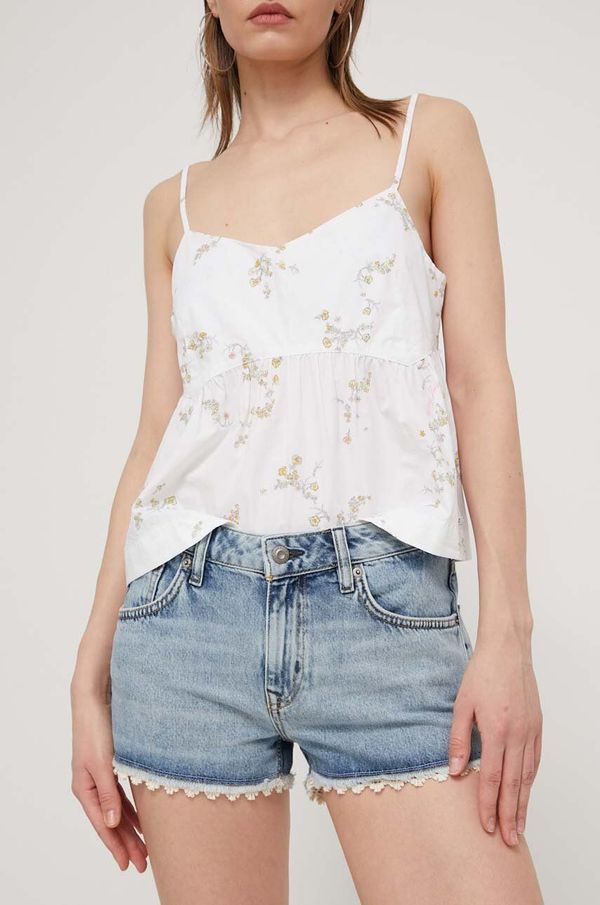 Superdry Traper kratke hlače Superdry za žene, s aplikacijom, srednje visoki struk