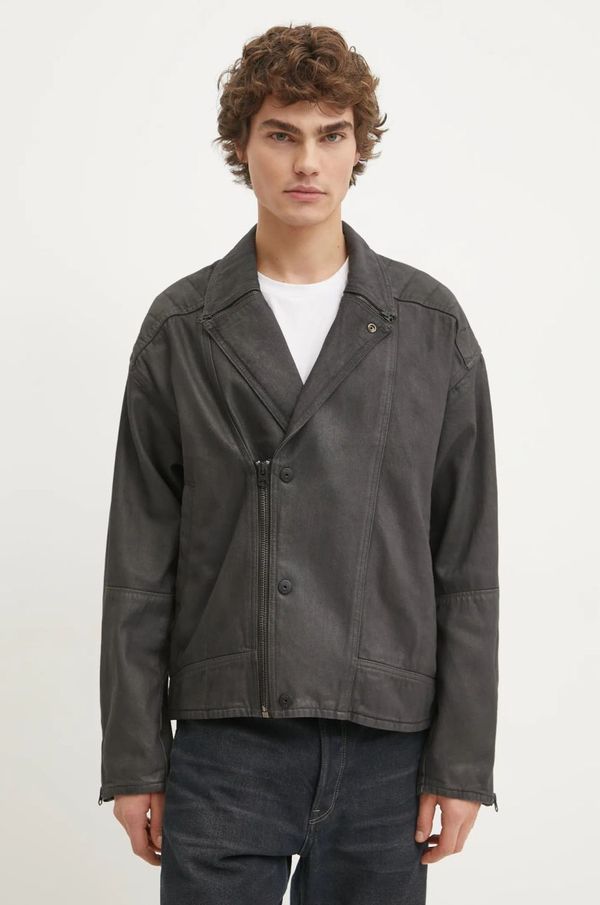 G-Star Raw Traper rokerica G-Star Raw za muškarce, boja: siva, za prijelazno razdoblje, oversize, D25262-D490